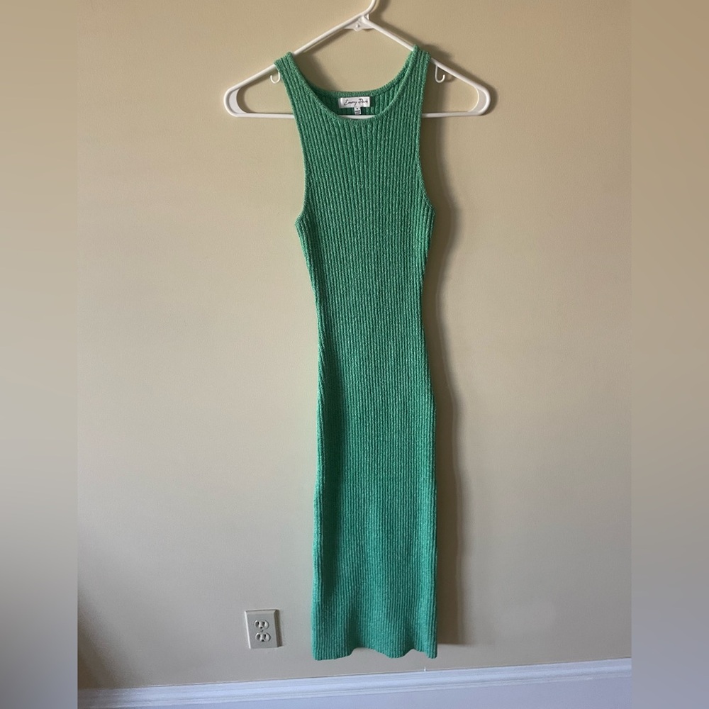 Vici Dress Size Small Green Midi